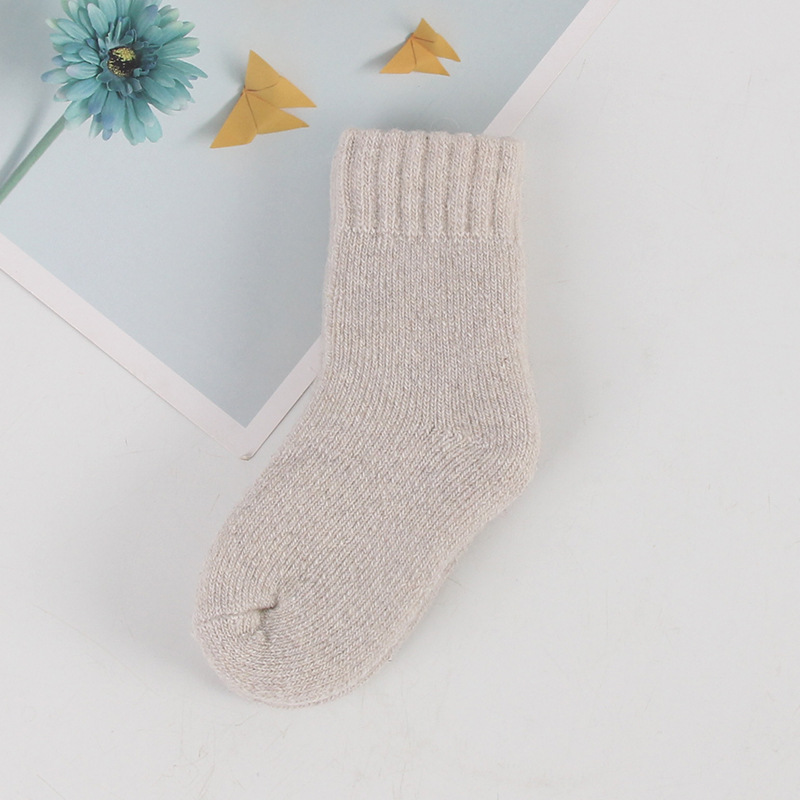 Children Fall And Winter Baby Wool Socks Terry Socks Thick Warm Socks Casual Neutral Non-slip Floor Socks Children Socks